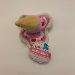 Bark Slobbery Cone Of Shame Squeaker Crazy Crinkle Dog Toy XS/S